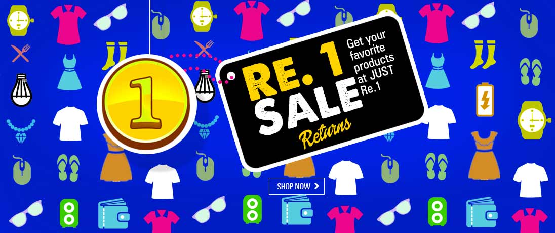 Indiatimes Shopping Re. 1 Sale