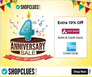 Shopclues Bank Offers